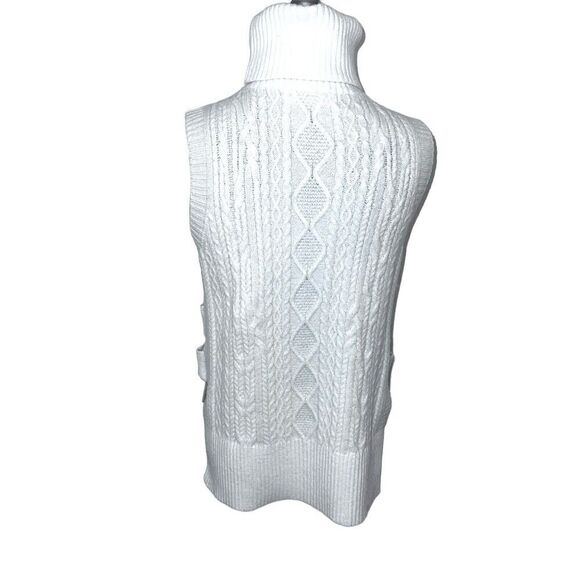 Bishop & Young Frankie Sleeveless Turtleneck Size Small Ivory - Picture 4 of 8